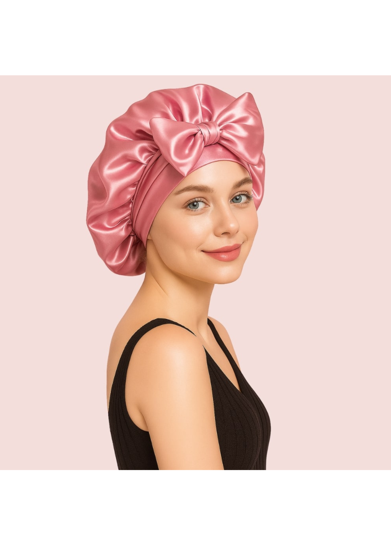 Bonnet en Satin • Protection Cheveux Nuit Anti-Casse