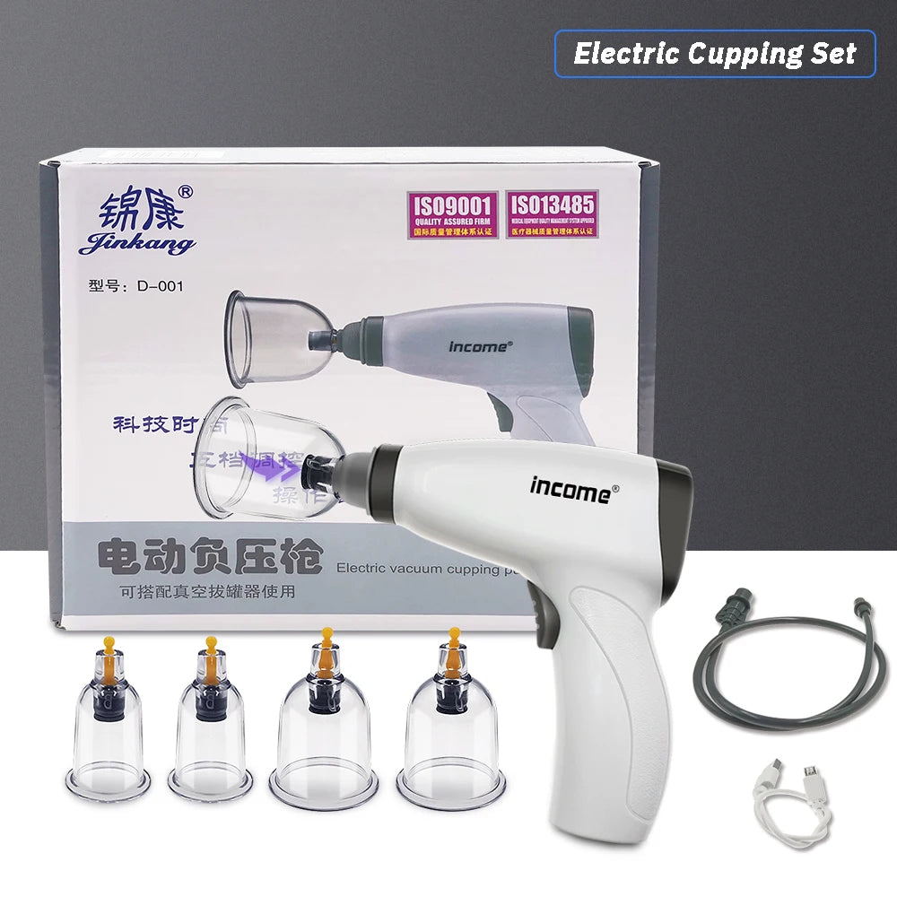 Appareil anti-cellulite électrique 4 pots ventouses massage