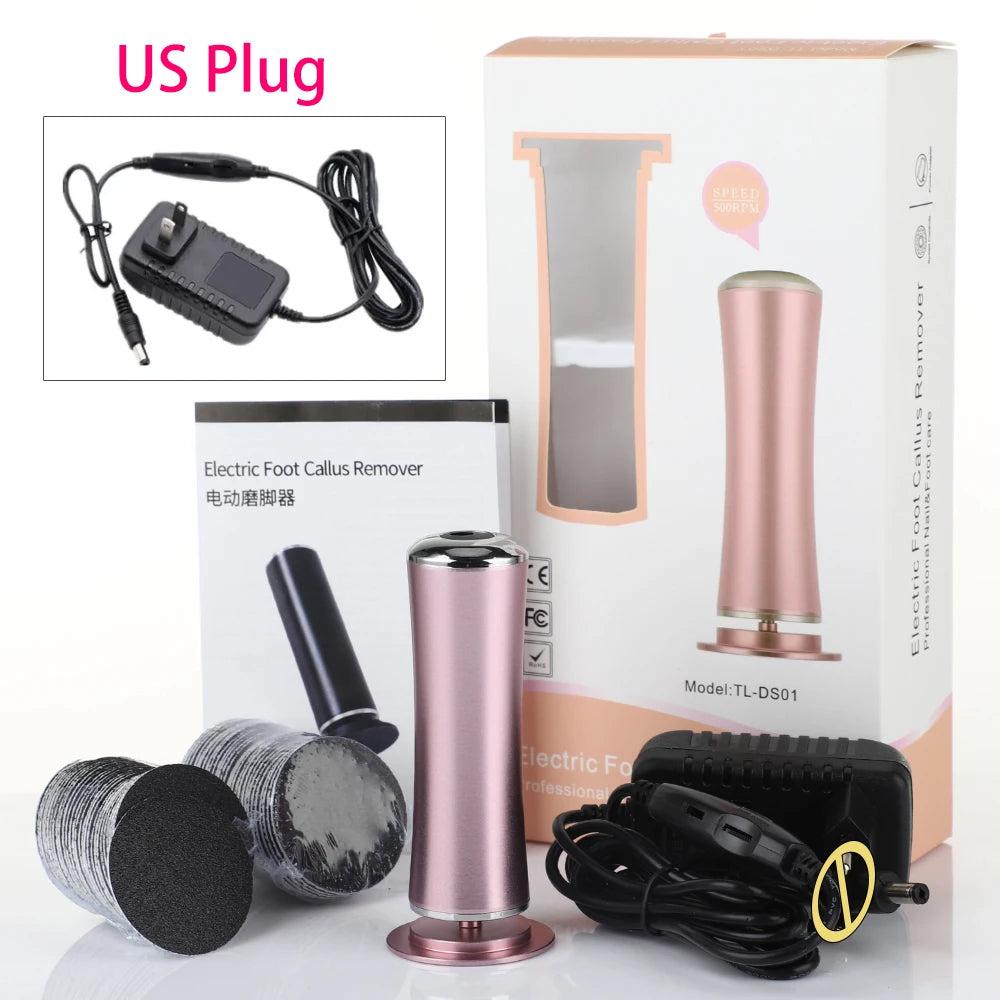 Râpe Électrique Anti-Callosités • Pédicure Professionnelle