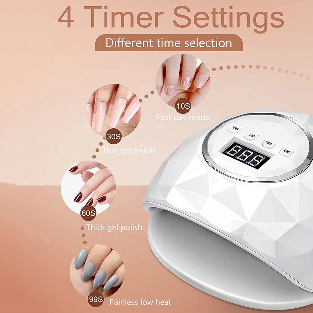 Lampe UV manucure professionnelle gel polish ongles