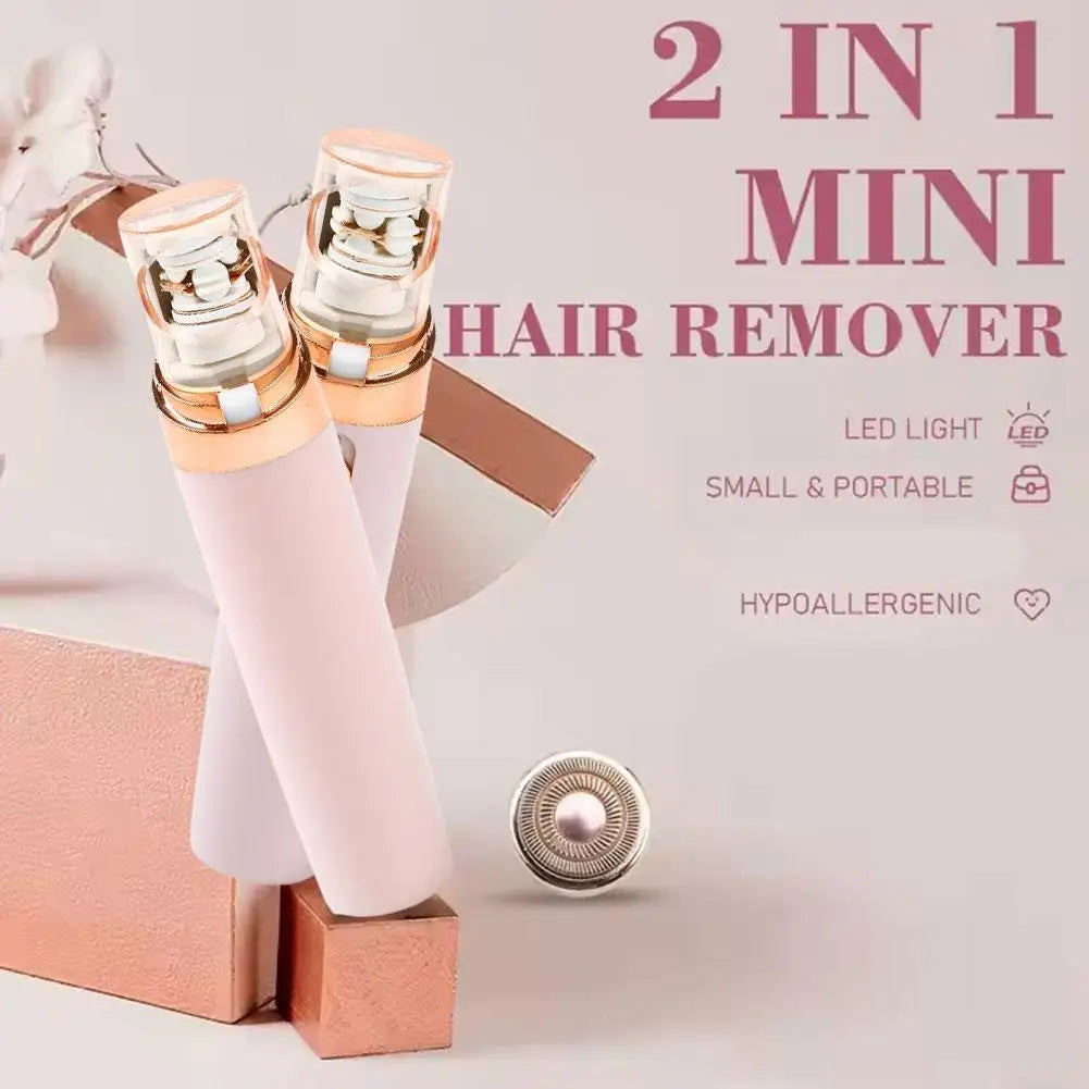 Épilateur facial électrique précision duvet moustache